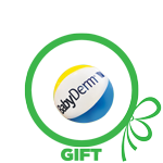 Badge for Δώρο μπάλα θαλάσσης Babyderm με αγορά παιδικού αντιηλιακού Babyderm