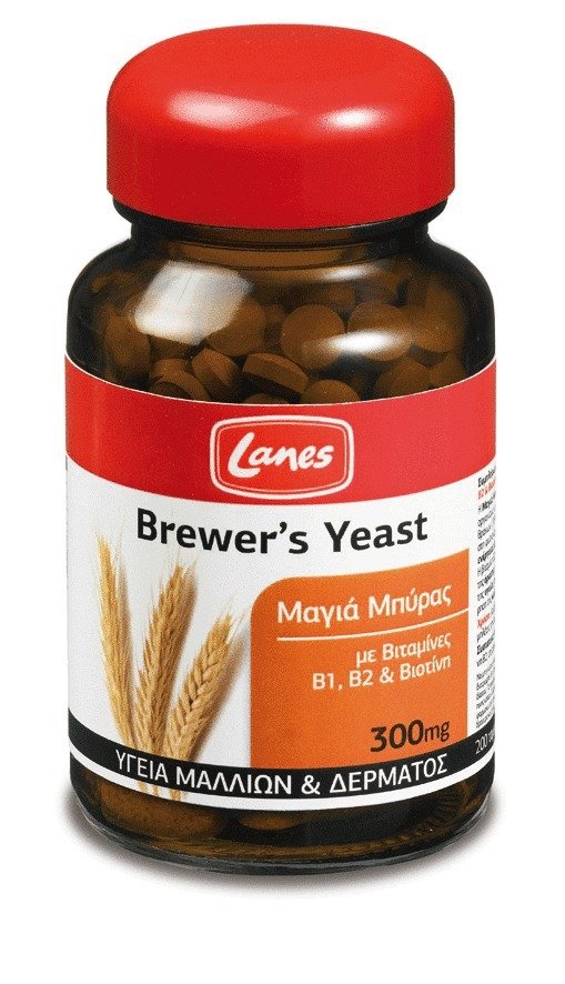 LANES BREWERS YEAST 300mg 200tabs