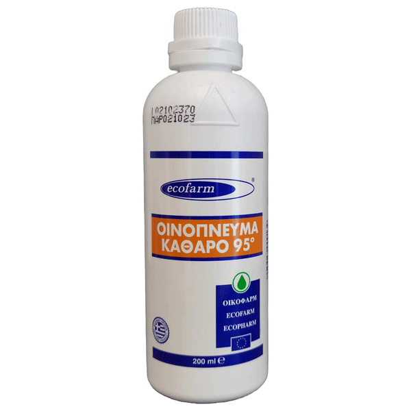 Ecofarm Καθαρό Οινόπνευμα 95˚ 200ml