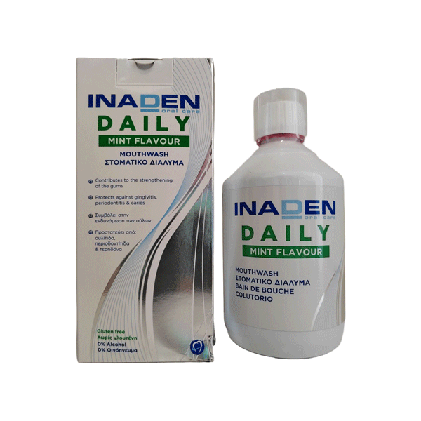 Inaden Daily Mouthwash Mint 500ml