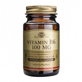 Solgar Vitamin B6 100mg 100 φυτικές κάψο …