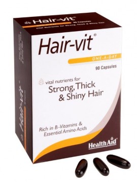 HEALTH AID HAIR VIT 90caps