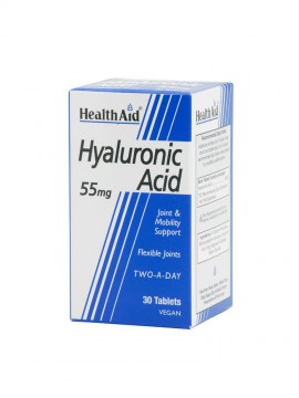Health Aid Hyaluronic Acid 55mg 30tabs