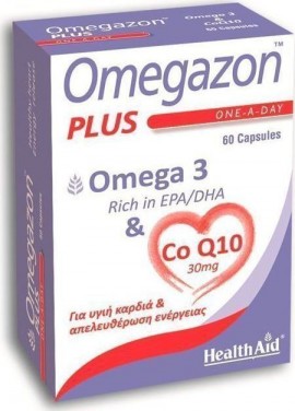 HEALTH AID OMEGAZON PLUS OMEGA 3 & COQ10 …