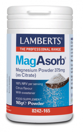Lamberts MagAsorb Magnesium Powder 375mg …