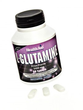 HEALTH AID L-GLUTAMINE 500mg 60tabs