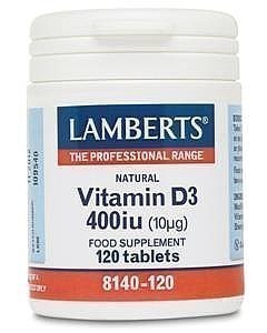 Lamberts Vitamin D 400i.u. 120tabs
