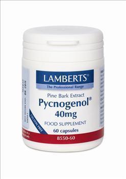 Lamberts Pycnogenol 40mg 60 κάψουλες