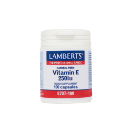 Lamberts Vitamin E 250 IU 100 κάψουλες