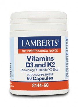 Lamberts Vitamin D3 1000iu & K2 90µg 60 …