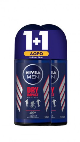 Nivea Men Promo 1+1 ΔΩΡΟ Deo Dry Impact …