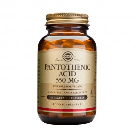Solgar Pantothenic Acid 550mg 50vcaps