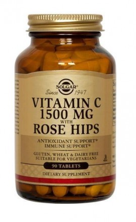 Solgar Vitamin C 1500mg with Rose Hips 9 …