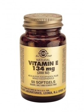 Solgar Vitamin E 200IU 50 μαλακές κάψουλ …