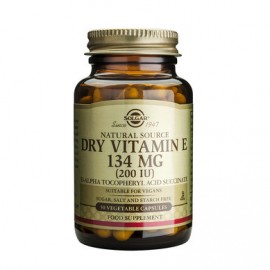 Solgar Dry Vitamin E 200IU 50 φυτικές κά …