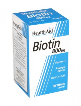 HEALTH AID BIOTIN 800mg 30tabs