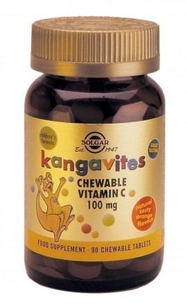 Solgar Kangavites Vitamin C 100mg Πορτοκ …