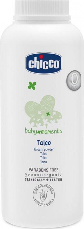 Chicco Baby Moments Talcum Πούδρα 150gr