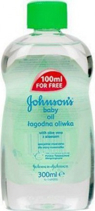 Johnsons Baby Oil Aloe Vera 300ml