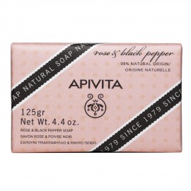 Apivita Φυσικό Σαπούνι Rose Pepper Με Τρ …