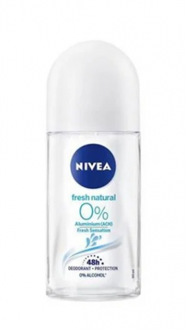 NIVEA DEO ROLL-ON FRESH NATURAL 0% 48h 5 …