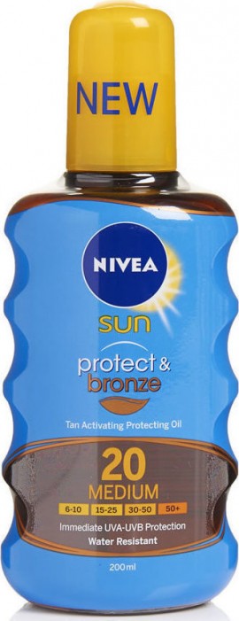 Nivea Sun Protect & Bronze Water Resista …