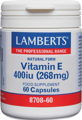 Lamberts Vitamin E 400iu Natural Form 60 …