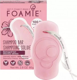 Foamie Shampoo Bar - Hibiscus for Damage …