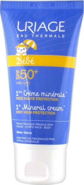 Uriage Bebe Mineral Cream SPF50 Βρεφικό …