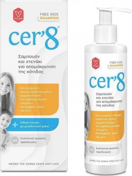 Vican Cer8 Anti Lice Shampoo & Comb…