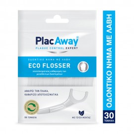 Plac Away Eco Flosser οδοντικό νήμα με λ …