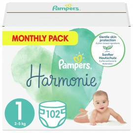 Pampers Harmonie No1 (2-5kg) Monthly Pac …