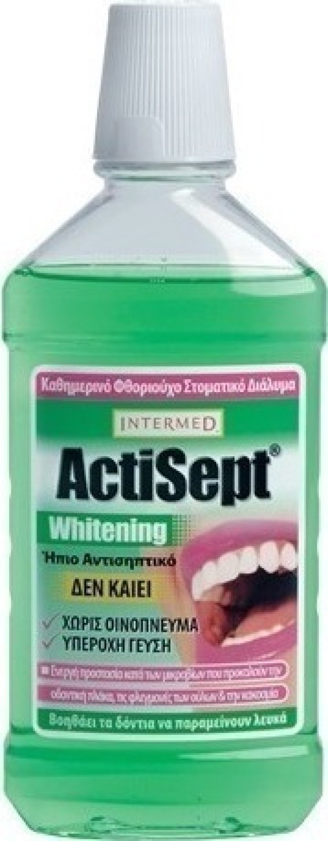 Intermed Actisept Στοματικό Διάλυμα Whitening 500ml