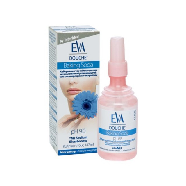 EVA DOUCHE BAKING SODA ΜΠΛΕ 147ml