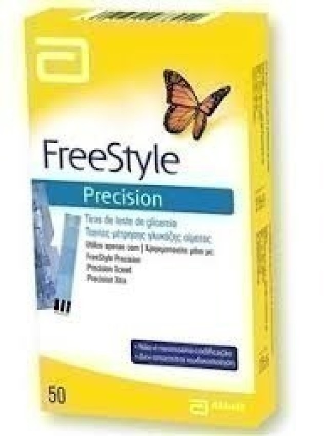 Abbott FreeStyle Precision Strips Ταινίες μέτρησης σακχάρου, 50 ταινίες