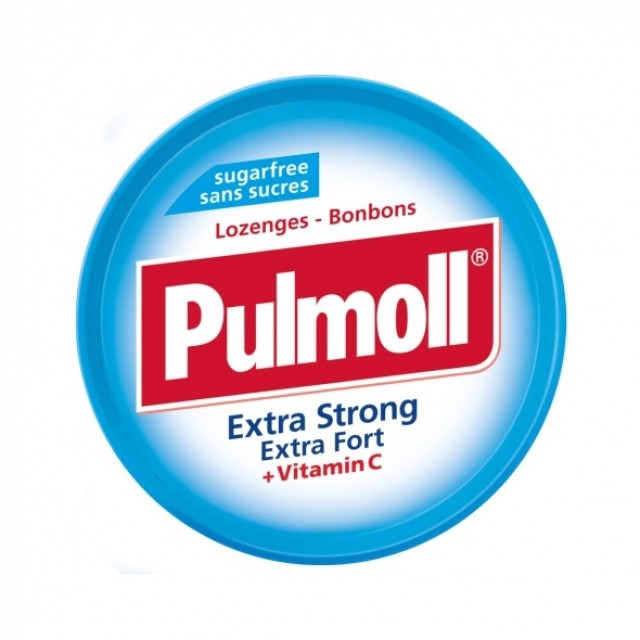 Pulmoll Παστίλιες Extra Strong Χωρίς Ζάχαρη 45gr