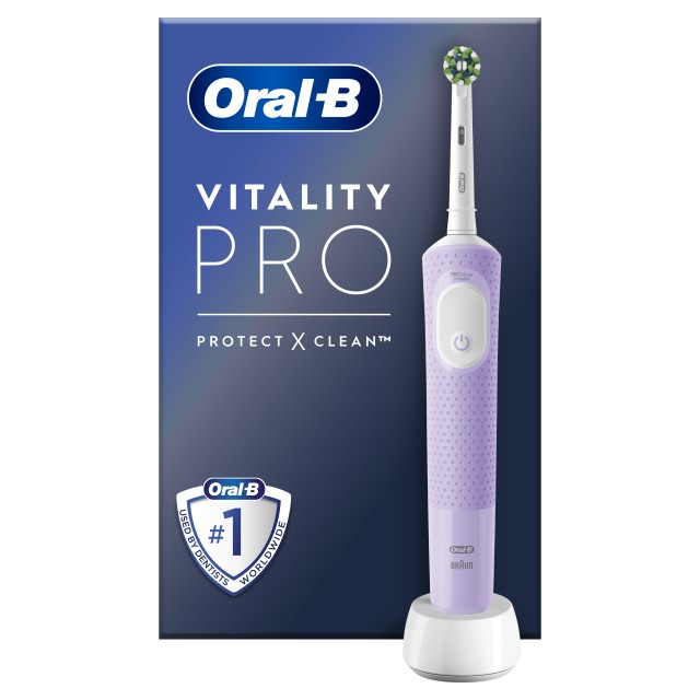 Oral-B Vitality PRΟ Ηλεκτρική Οδοντόβουρτσα Μωβ 1τμχ.