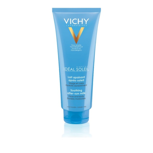 Vichy Capital Ideal Soleil Soothing After Sun Milk Καταπραυντικό Γαλάκτωμα Προσώπου & Σώματος Για Μετά Τον Ήλιο 300ml