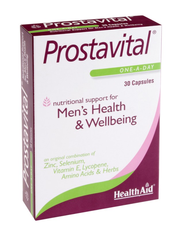 Health Aid Prostavital Συμπλήρωμα Διατροφής Για Υγιή Προστάτη 30caps