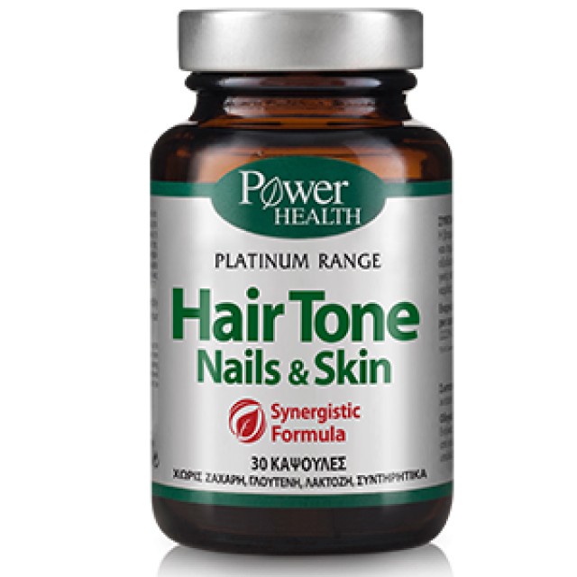 Power Health Classics Platinum Range Hair Tone Nails & Skin Συμπλήρωμα Διατροφής Για Υγιή Μαλλιά Δέρμα Και Νύχια 30caps