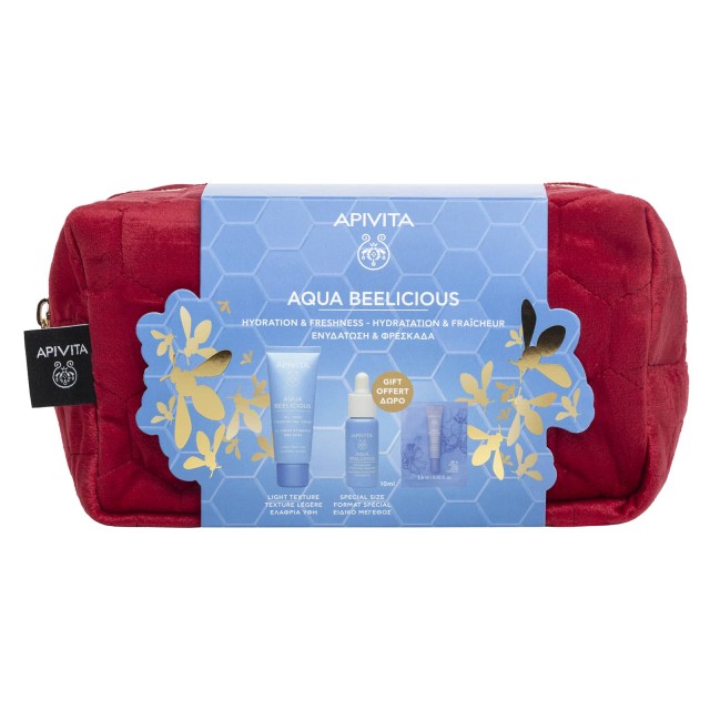 APIVITA PROΜΟ ΕΝΥΔΑΤΩΣΗ & ΦΡΕΣΚΑΔΑ: AQUA BEELICIOUS ΚΡΕΜΑ-GEL ΕΛΑΦΡΙΑΣ ΥΦΗΣ ΜΕ ΔΩΡΟ ΜΙΝΙ BOOSTER AΝΑΖΩΟΓΟΝΗΣΗΣ ΚΑΙ ΕΝΥΔΑΤΩΣΗΣ & FOIL ΔΡΟΣΙΣΤΙΚΟ GEL ΕΝΥΔΑΤΩΣΗΣ ΓΙΑ ΤΑ ΜΑΤΙΑ NEO