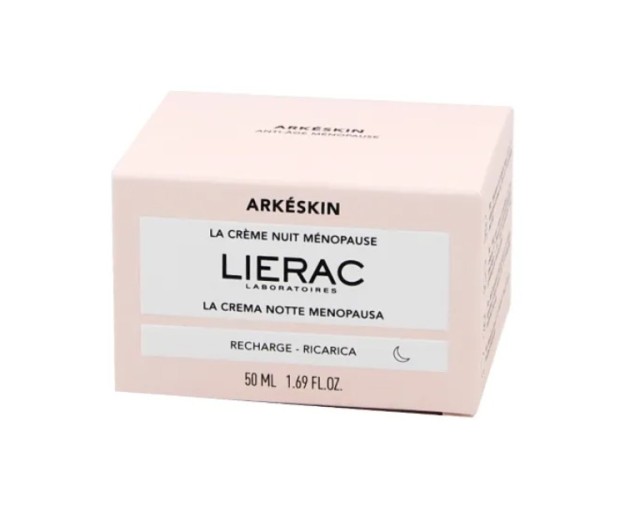 Lierac Arkeskin Menopause Night Cream Refill, Κρέμα Νύχτας Για Την Εμμηνόπαυση Ανταλλακτικό 50ml