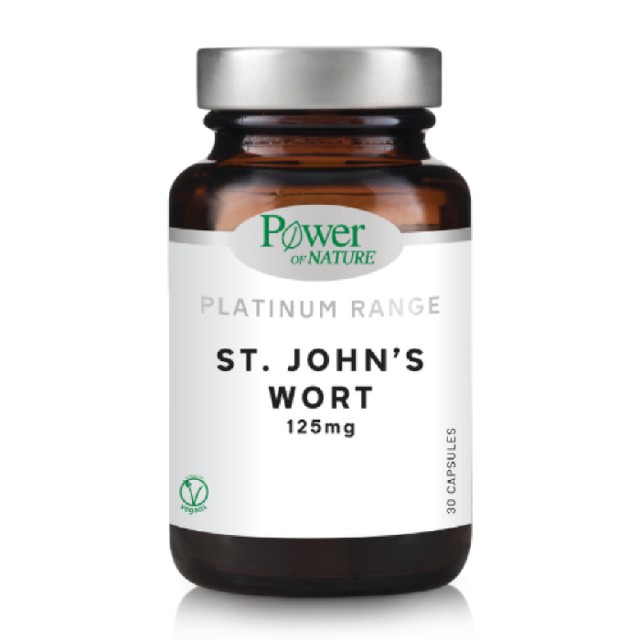 POWER OF NATURE Platinum St. Johns Wort 125mg 30caps