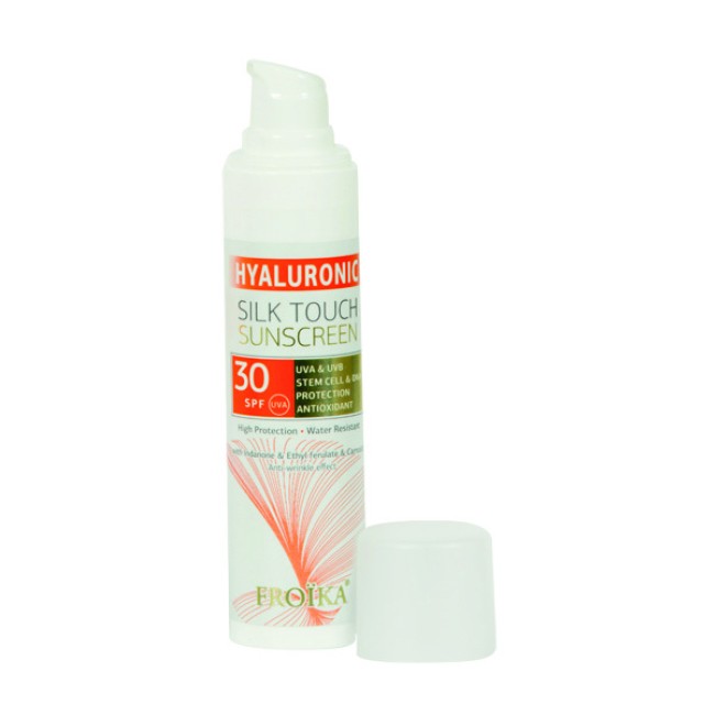 Froika Hyaluronic Silk Touch Suncare Cream SPF30 Αδιάβροχη Αντιηλιακή Κρέμα Προσώπου με Αντιρυτιδικούς Παράγοντες 40ml