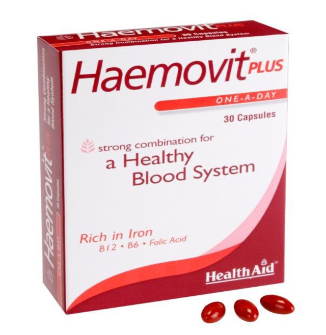 Health Aid Haemovit Plus 30caps