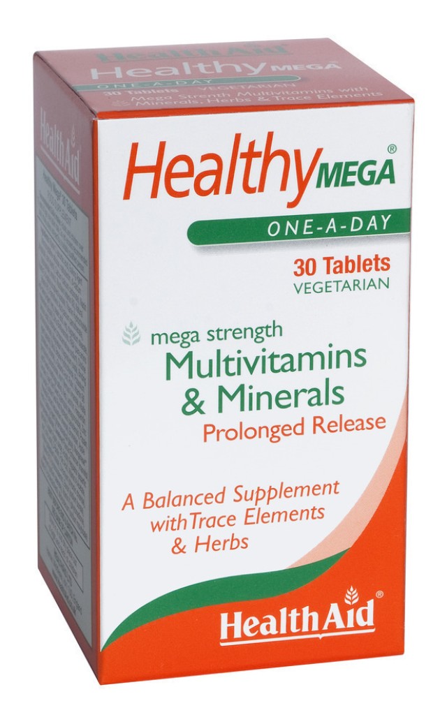 Health Aid Healthy Mega Multivit & Mineral Prolonged Release 30tabs