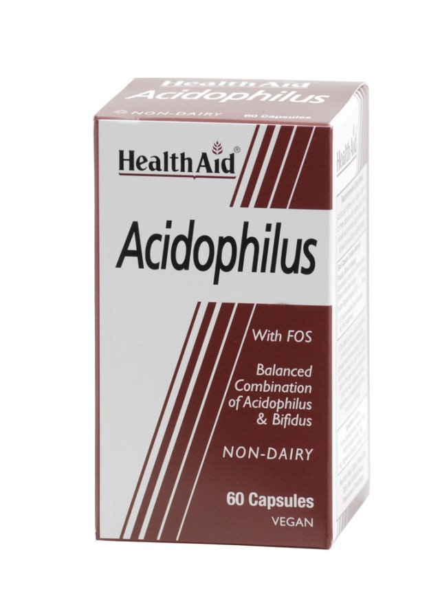 Health Aid Balanced Acidophilus Προβιοτικά Για Την Υγιή Λειτουργία Του Εντέρου 60caps
