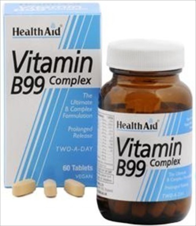 Health Aid B99 Complex Prolonged Σύμπλεγμα Βιταμινών Β 60tabs