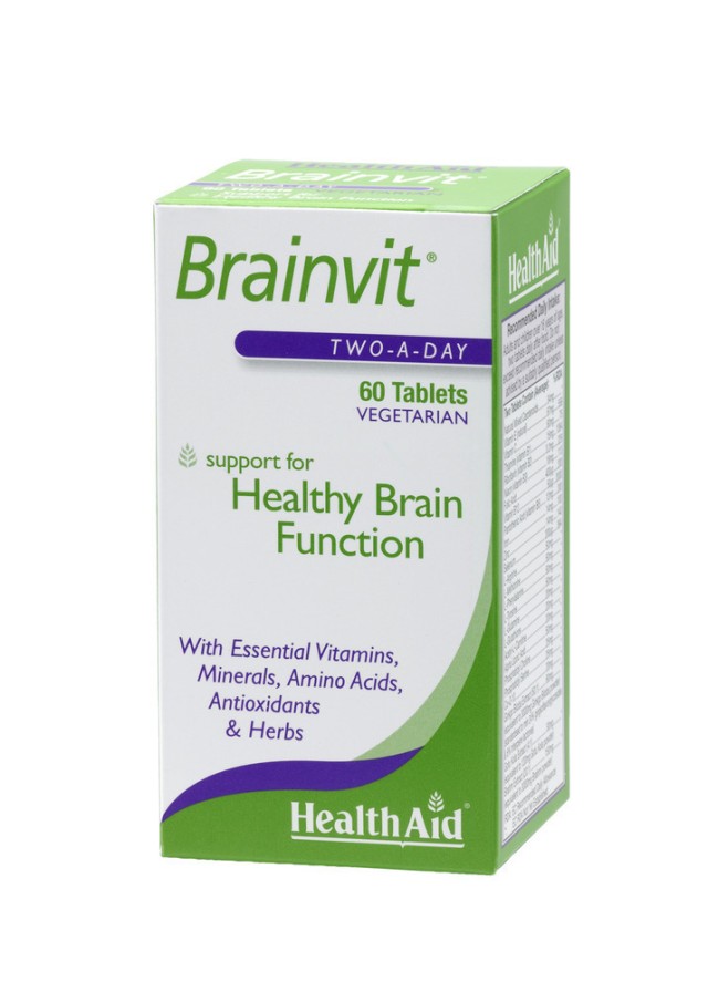 Health Aid Brainvit Συμπλήρωμα Για Την Μνήμη 60tabs