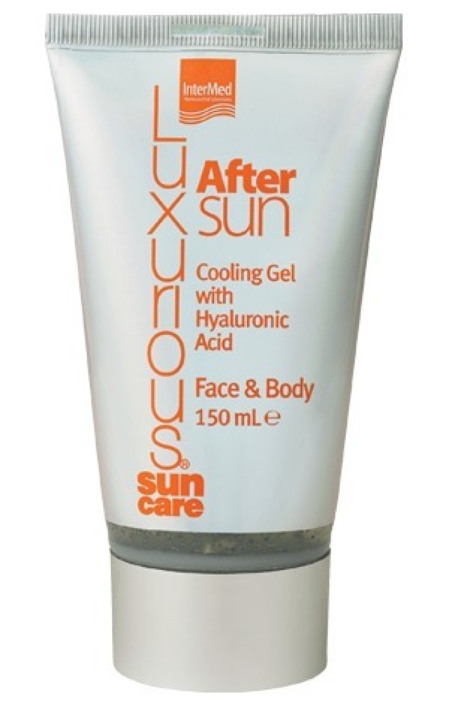 Intermed Luxurious Sun Care After Sun Cooling Gel Face & Body με Υαλουρονικό Οξύ 150ml